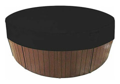 Runt poolskydd för simbassäng, solskydd för simbassäng, UV-beständigt, vattentätt skydd för spabad, för utomhusbadkar, 19030 cm