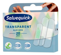 SALVEQUICK_Discreet & Caring Transparent Aloe Vera plastry 20szt.