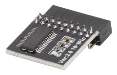 TPM2.0 Säkerhetsmodul 18-stift för ASROCK Moderkort LPC-kort för WIN11 Uppgraderingstest Svart