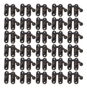 30 st Haspkrok i retrostil järnspärrhak Hasp för smycken presentförpackning 3,2 x 2,8 cm Brons höger spärrhak Hasp