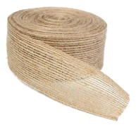 1 rulle naturjuteband Juteband Juteband Vintage Juteband för presentinslagning, julbröllopsdekorationer, 10Mx3.8CM