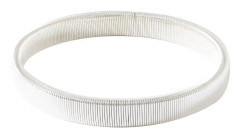 Silver Herrar Damer Skjorta Ärmhållare Arm Band Hoop Elastisk Metall Armband Armband