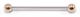 14 Gauge industriell barbell broskpiercing kropps smycken kirurgiskt stål