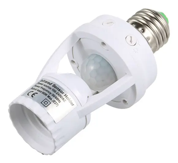 P27 E27 LED-rörelsesensorlampa, automatisk lamphållare