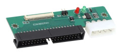 CE ZIF till IDE-adapter 1,8 tum CE ZIF Micro Drive till 3,5 tum IDE 40-stiftsadapter med 2 platta kablar