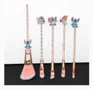 Anime Stitch Makeupborste Set Present Cartoon Lilo & Stitch Kawaii Ögonskugga Makeupborste Flickor Presenter