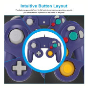 Gamecube Gamepad 2-pack klassisk joystick med vibration