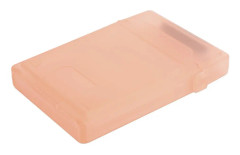 2,5 tums hårddiskförvaringsbox ABS-material HDd SSD Dammtätt och antistatiskt skyddsfodral (röd)