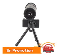 HURRISE HD Monocular Telescope Monocular Telescope, 10-300x40 Single Tube Design Photo Spotting Scope Telescope
