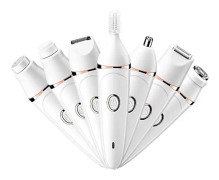 Pluxy Hårborttagning för Ansikte Facial Epilator för Kvinnor Ansiktshår Vit