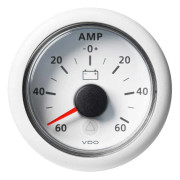 Vdo Enskala Amperemeter View Line 60a 60mv Silver 52 mm