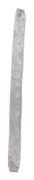 Kedjeöverdrag Grå Dammtät flanellduk 60cm x 5cm med dragkedja