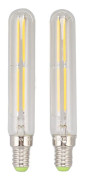 LED-rörslampa 4W E14 2300K rörformade glödlampor - set med 2
