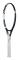 Tennis Racket Supreme MW 285 g White/Blue -Osträngat