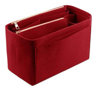 Handväska Organizer Insats, Väsk Insats med handtag Filt Väska Organizer Insats Handväska Liner Tote Insats Reseväska, Liten