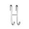 2pcs Bathroom Hook Shower Screen Shower Hooks for Glass Shower Screen