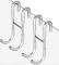 2pcs Bathroom Hook Shower Screen Shower Hooks for Glass Shower Screen