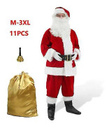 Santa Luxury Costume Set Of 11 Pieces