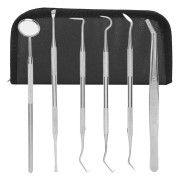 Dental Tartar Scaleer Set - 6st tandplockningsspatelinstrument för tandläkare munvård