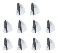 10 Pack Glass Clamps for Glass Adjustable Zinc Alloy Chrome Finish