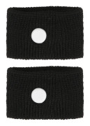 Anti-illamående armband för flygbuss - svart (1 par)