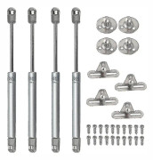100N gasfjädrar Hydrauliska stötdämpare Justerbara stöttor för köksmöbler Hemförvaring Enkel installation