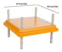Chick Heater Brooder med justerbar höjd och lättstädad akrylplatta för friska kycklingar och minihusdjur(FG-30 color)