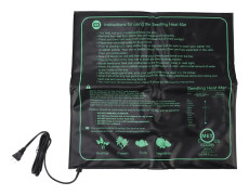 Växtvärmedyna Vattentät fröplantvärmematta Värmedyna för växter groning plantskola 50x52cm US Plug 110V