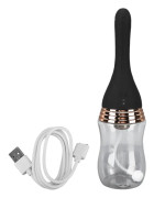 Bärbar elektrisk lavemang Bulb Resebidé Elektrisk Vaginal Bevattning Intimtvätt för kvinnor Resetoalett Rak huvud Kapacitet 330ML