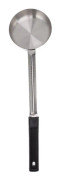 Såssked Pizza Multipurpose Food Grade Rostfritt stål Spredningsmätsked för matlagning i köket Svart 6 oz (scoop utan hål)