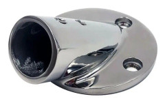 30 Degree Handrail Round Base 22mm Yacht Deck Railing Base Round Slant Tube Mounting Multiple Angle