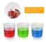 100-pack 60 ml/2 oz graderad plastkopp klar epoxiblandare med 100 st