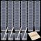 100-pack 60 ml/2 oz graderad plastkopp klar epoxiblandare med 100 st