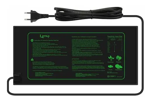 Vattentät växtvärmematta för groning, växthusbruk, 21/30 watt, 52x25 cm