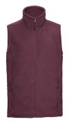 Russell Herr Fleeceväst för män Utomhus M Burgundy Burgundy M