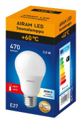 Airam LED A61 828 470lm E27 SAUNA OP