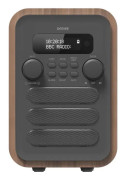 Denver DAB-48GREY radio Personal Digital Grey, Wood