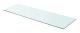 vidaXL Hyllplan 2 st glas genomskinlig 90x30 cm