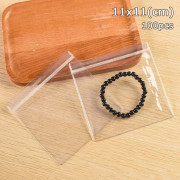 100st självförslutande väska Zip Lock påsar 100ST 11X11CM 100ST 100pcs 11x11cm
