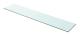 vidaXL Hyllplan 2 st glas genomskinlig 100x20 cm