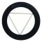 Dekorationsplatta - WOLFPACK - 22010915 - Svart - Diameter 150 mm