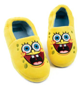 SpongeBob SquarePants Barnens/Barn Ansikte Tofflor 2 UK Gul/ Yellow/Blue 2 UK