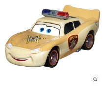 Disney Pixar Cars 1:55 Scale Die-Cast Lightning McQueen Deputy Hazzard Figure