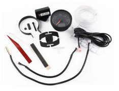 2,5'' 60 mm Digital & Pointer Turbo Boost Tryckmätare 3 Arbetsvisningslägen KPA Boost Meter 7 Färger LED Meter