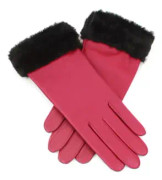 Eastern Counties Leather Dam/Dam Debbie Faux Fur Cuff Glo Cranberry M