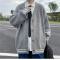 2024 Brittisk Retro Cardigan Tröja Ny Koreansk Harajuku Akademisk Stickad Tröja Pullover Hip Hop Streetwear Lös K Topp 2201grå 85-95KG 3XL