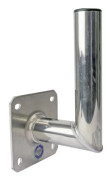 Schwaiger WAH1525001 SAT-väggfäste Avstånd till vägg: 15 cm Passar för spegeldimension: Ø upp till 90 cm Silver