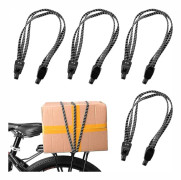 Bungee-snören med krokar, 2 st 3-i-1 bagagerackband, cykel