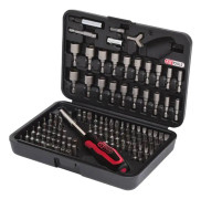 KS Tools 911.2085, 122 styck, Nickel, DIN 3126, ISO 1173 - C 6,3, 25 mm, 1,15 kg, 25,4 / 4 mm (1 / 4")