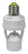 E27 LED-lampadapter med integrerad närvarosensor